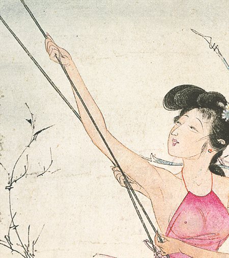 礼县-胡也佛的仕女画和最知名的金瓶梅秘戏图